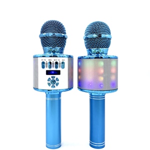 Hot Selling Music Singing <b>Wireless</b> <b>Microphone</b> Speakers Portable Handheld <b>Microphone</b> Ws858 For Ktv Singing - Product Image 3