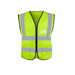 سترة عاكسة للضوء مخصصة للبناء من HBC، سترة بدون أكمام عالية الوضوح للسلامة على الطرق، ملابس عمل عاكسة للضوء - Product Image 6