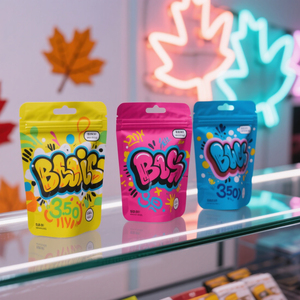 Custom Printed Resealable Ziplock Stand up <strong>Pouches</strong> 3.5G Aluminum Food Smell Proof Packaging Mylar Plastic Bags - Product Image 2