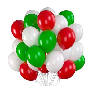 Fournitures de décoration pour fête de Noël, ballons en latex ronds de 12 pouces, vert clair, vert menthe, vert chasseur - Product Image 6