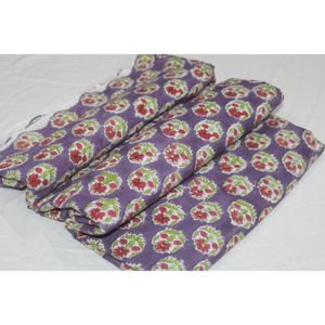 Tela de Algodón Estampada a Mano de Primera Calidad, Ligera, 110 GSM, para Cortinas, Pañales, Textiles para el Hogar, Bolsos y Accesorios al Mejor Precio - Product Image 1