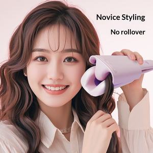 Rizador <span class=keywords><strong>de</strong></span> Pelo Profesional en Forma <span class=keywords><strong>de</strong></span> U, Rizos Duraderos Tipo <span class=keywords><strong>Ondas</strong></span> <span class=keywords><strong>de</strong></span> <span class=keywords><strong>Sirena</strong></span>, Barriles <span class=keywords><strong>de</strong></span> Cerámica Extra Profundos, Calor Inteligente - Product Image 5