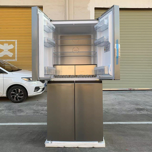 Refrigerador BCD-580 de 4 Puertas, 220V, Gran Capacidad, Color Plateado, Enfriamiento por Aire, Sin Escarcha, Acero Inoxidable, R600a, para el Hogar - Product Image 2