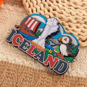 Aimants de souvenir sur le thème de la Norvège et d'<span class=keywords><strong>Islande</strong></span> pour réfrigérateur WJU05 – Cadeaux commémoratifs de voyage pour la décoration de la maison et de la cuisine - Product Image 6