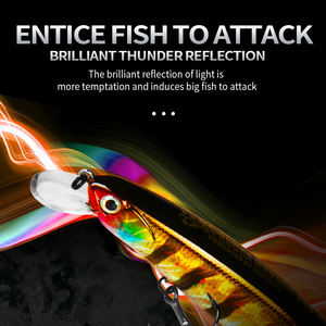 BEARKING Neuankömmling 13cm 21g Masse der Farben Köder Minnow Angel köder Köder - Product Image 4