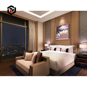 <span class=keywords><strong>Suite</strong></span> de chambre à coucher en bois massif et métal de luxe royale britannique personnalisable pour les hôtels 5 étoiles - Product Image 2