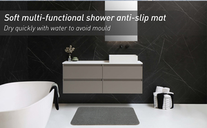 Thiết kế hiện đại hình chữ nhật hình dạng máy làm mỏng Thảm tắm sang trọng có thể giặt PVC Non-Slip ủng hộ mô hình mới lạ nhà khách sạn sử dụng - Product Image 6