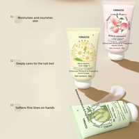 Crème pour les mains portable YIMIAOSI aux fruits et aux fleurs 30g, hydratante et parfumée ; Camomille, Lavande, Fleur de cerisier, Gardénia, Jasmin