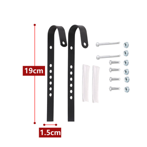 Crochets d'installation <span class=keywords><strong>pour</strong></span> panier avant de vélo, <span class=keywords><strong>crochet</strong></span> de fixation réglable, attache rapide - Product Image 4