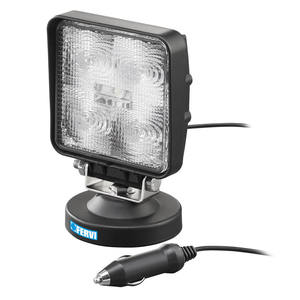 Fervi Led Spotlight Magnetic Base 12V Car Cigarette Lighter Plug Mountable <b>Work</b> <b>Light</b> - Product Image 1