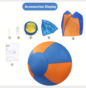 Fabriek Direct Oem Tpr Opblaasbaar Hondenspeelgoed Bijtbestendig Ontwerp Voor Grote Rastraining En Buitenspelen - Product Image 2