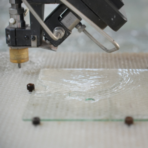 YCWJ 75KW 유리 절단 테이블 워터 제트 절단 유리 기계 - Product Image 1