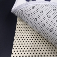 FOOTCARE Sous-couche de tapis en mousse PVC tissée découpable avec fonction antidérapante et amortissante, compatible avec les animaux domestiques, modèle S612-8FJ