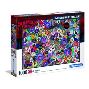 CLEMENTONI IMPOSSIBLE - Puzzle STRANGER THINGS de 1000 pièces - Product Image 1