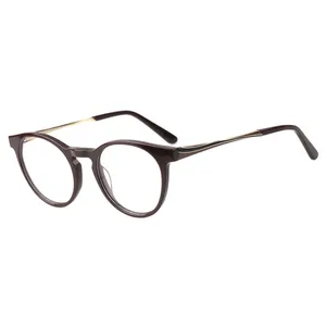 Ch8005 2023 eyewear אופטי באיכות גבוהה מיכלי זכוכית עגולה מסגרת זכוכית מסגרת