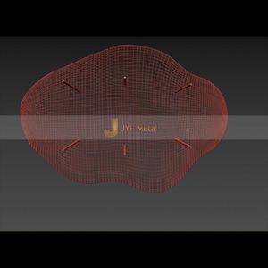 ANW3587 Escultura de Arte Interactiva Personalizada de Acero Inoxidable con Acabado de Espejo Art Deco para Centro Comercial - Product Image 3