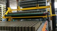 Machine de fabrication de briques d'argile contrôlée par PLC avec boîte de vitesses et roulement pour la production de blocs creux