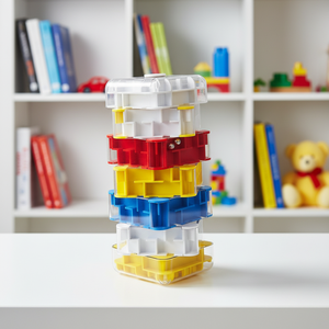 Jeu de <span class=keywords><strong>labyrinthe</strong></span> 3D Tommabo, cube de puzzle, 2 à 7 niveaux de difficulté, jeu de <span class=keywords><strong>labyrinthe</strong></span> à billes, améliore la logique et les compétences spatiales, en plastique, pour enfants et adultes - Product Image 3