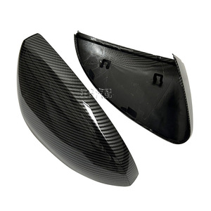 Carbon Fiber <b>Mirror</b> Covers For Volkswagen Sagitar Jetta Mk7 Full Set <b>Plastic</b> Material With 3m Tape Installation - Product Image 5