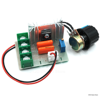 Regulator Tegangan 2000W AC 50-220V Dimmer SCR Pengatur Daya untuk Perbaikan Rumah & Kontrol Kecepatan Motor