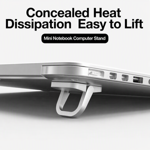 HK-HHT Invisible Laptop Stand Foot Pads Raised <strong>Bracket</strong> Mini Portable Foldable Cooling Keyboard Support - Product Image 3