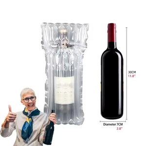 Rekabetçi fiyat su geçirmez şişme PE havalı sütun yastık şok geçirmez hava yastığı ambalaj için şarap şişesi nakliye koruyucu - Product Image 1