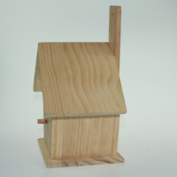 Nueva colmena de flujo de madera, colmenas de abejas chinas, flujo de miel, casa de pájaros de madera