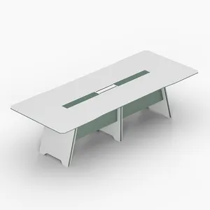 호화스러운 현대 고품질 주문을 받아서 만들어진 회의실 테이블 10 Seater 사무용 가구 회의실 책상 회의 테이블