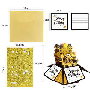 Tarjeta <span class=keywords><strong>de</strong></span> cumpleaños emergente 3D ahuecada a mano personalizada, tarjeta <span class=keywords><strong>de</strong></span> felicitación plegable creativa con caja <span class=keywords><strong>de</strong></span> regalo <span class=keywords><strong>de</strong></span> papel divertida para CELEBRACIÓN <span class=keywords><strong>DE</strong></span> Navidad - Product Image 4