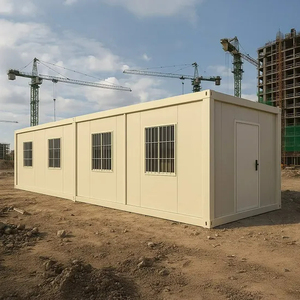 Low Price Prefabricated Steel Structure 20FT Detachable Sandwich Panel Office Container <b>House</b> - Product Image 1