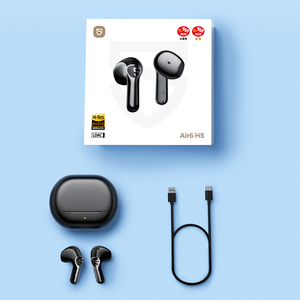 หูฟังไร้สาย SoundPEATS Air6 HS 2026 Hi-Res TWS พร้อมระบบตัดเสียงรบกวน ENC สำหรับเล่นกีฬา กันน้ำระดับ IPX5 เหมาะสำหรับเล่นเกมส์ แบตเตอรี่ใช้งานได้ยาวนาน - Product Image 6