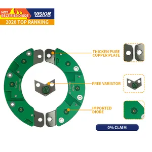 Alternador rectificador diodo 3 Generador Módulo de puente rectificador de SSAYEC432 verde rectificador diodo de 220V DC SSAYEC432