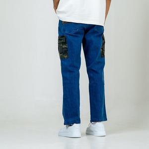 <span class=keywords><strong>กางเกง</strong></span><span class=keywords><strong>ยีน</strong></span><span class=keywords><strong>ส์</strong></span>คาร์โก้ถักสำหรับ<span class=keywords><strong>ผู้ชาย</strong></span>กางเกง<span class=keywords><strong>ยีน</strong></span><span class=keywords><strong>ส์</strong></span>ซักฤดูร้อนฤดูใบไม้ผลิ - Product Image 1