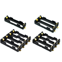 Boîtier de batterie 18650 simple/double/triple/quadruple section SMT SMDs en ligne 1~4 support PCB SMD