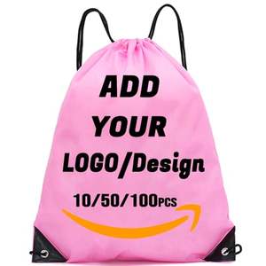 Custom <b>Drawstring</b> <b>Backpack</b> Personalized Bulk Sport Draw String Bags with Logo, Text, Design, Customized Promotional Items - Product Image 4