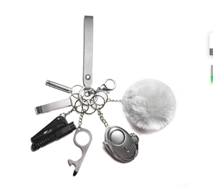 Venta al por mayor de suministros de <span class=keywords><strong>autodefensa</strong></span> Gadgets de protección de emergencia Llavero Mujeres Conjunto de alarma de seguridad Llavero de <span class=keywords><strong>autodefensa</strong></span> - Product Image 4