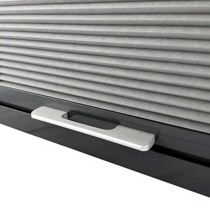 Smart Shade Technology Persianas motorizadas de nido de abeja de 25mm Art <span class=keywords><strong>Deco</strong></span> Techo romano Tragaluz Persianas opacas Eléctricas incorporadas - Product Image 4