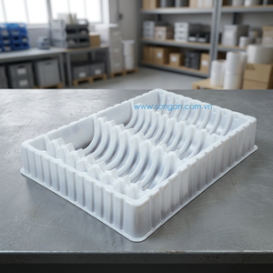 Bandeja de Embalaje de Plástico PVC Duradera al Mejor Precio, Proceso de Termoformado al Vacío, Certificación ISO, Pedidos Personalizados, Formas, Tamaños y Colores, Vietnam - Product Image 3