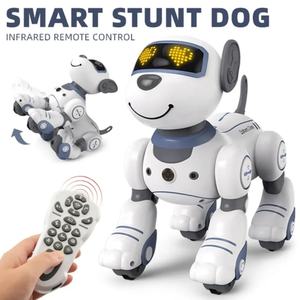 Jouet de chien télécommandé intelligent programmable SJY-BG1533 pour enfants, chien robot électronique sans fil en plastique avec lumières et fonctions éducatives - Product Image 5