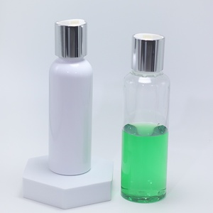 400ml White Empty <b>Plastic</b> Bottle Containers Gold Press Cap Shampoo Washing Cleaning Packaging Bottles Aluminum <b>Disc</b> Top Cover - Product Image 2