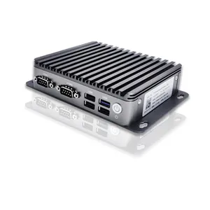 Factory price FC micro computer support all in one SIM card industrial J1900 mini PC with 4 USB ports embedded computer system