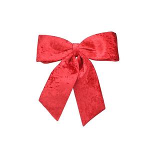 Lazo de terciopelo rojo de 70x60 cm con anillo - Product Image 1