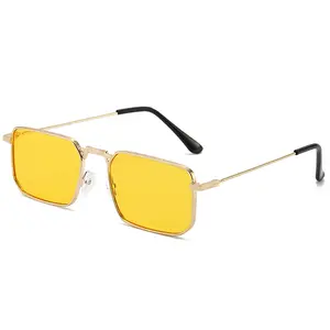 2024 мужчин и женщин новый металлический каркас моды ретро солнцезащитные очки