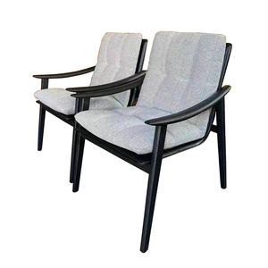 Sillón Moderno Premium de Ocio con Estructura de Madera de Fresno y Tapicería de Lino para Muebles de Sala de Estar KIKA Y23 - Product Image 3