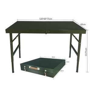 <span class=keywords><strong>โต๊ะ</strong></span>พับได้คุณภาพสูง 1.<span class=keywords><strong>2</strong></span> ม. สำหรับตั้งแคมป์กลางแจ้ง ใช้ในสำนักงานหรือประชุม โครงเหล็กพลาสติก เฟอร์นิเจอร์กลางแจ้งทันสมัย - Product Image 4