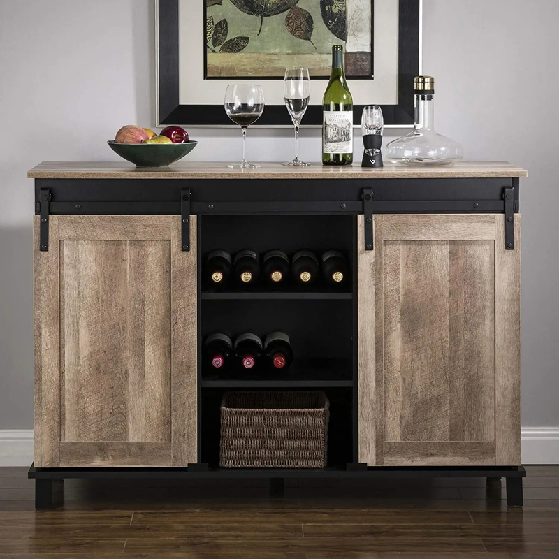 Luxury Home Bar Cabinet Wood Furniture