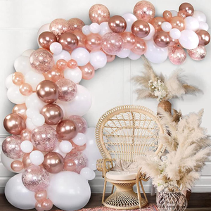<span class=keywords><strong>Kit</strong></span> de guirlande d'<span class=keywords><strong>arche</strong></span> de ballons en or rose et blanc pour la décoration de fête de mariage ou de baby shower - Product Image 6