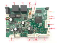 Carte mère de téléphone vidéo SIP VoIP, carte mère d'interphone vidéo pour système d'interphone d'urgence industriel