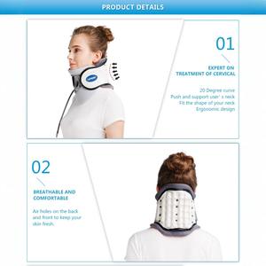 ปลอกคอพยุงคอ Leanmat ขนาดเดียว ใช้สำหรับพยุงคอ บรรเทาอาการปวดคอ แบบเป่าลมได้ - Product Image 3