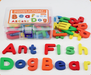 Đồ Chơi Giáo Dục Trò Chơi Đánh Vần Ghép Chữ ABC 52 Chữ Cái Bằng Gỗ Trong Hộp Nhựa - Product Image 5